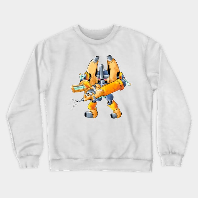 Mach Mech Micron: The Sharpshooter Crewneck Sweatshirt by Hojyn